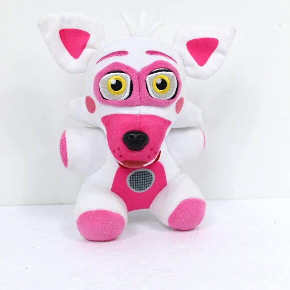Five Nights at Freddy's 8" Funtime Foxy/Security Breach Roxanne Wolf Plush Lot 2 - Picture 8 of 13